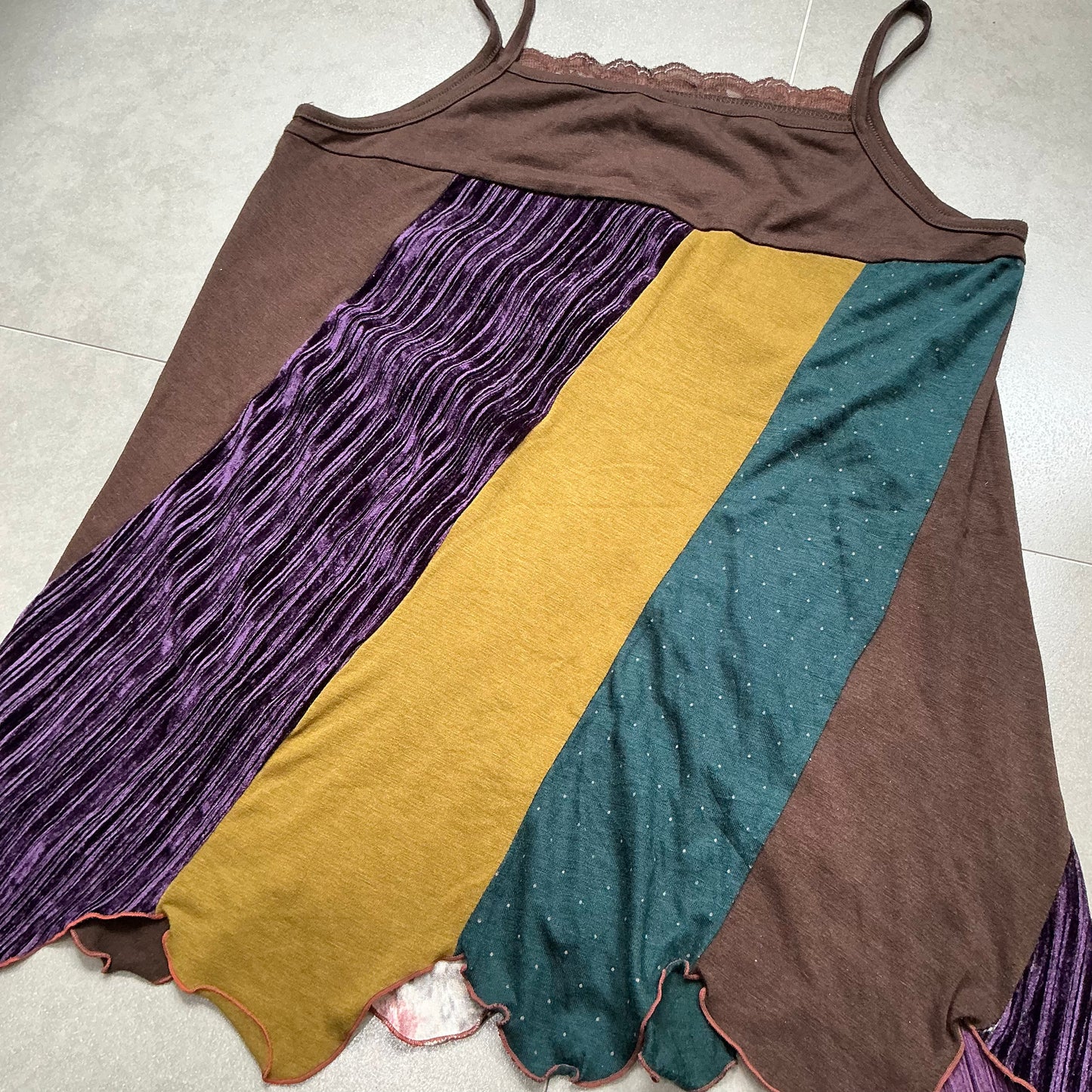 Lace Trim Splicing Camisole