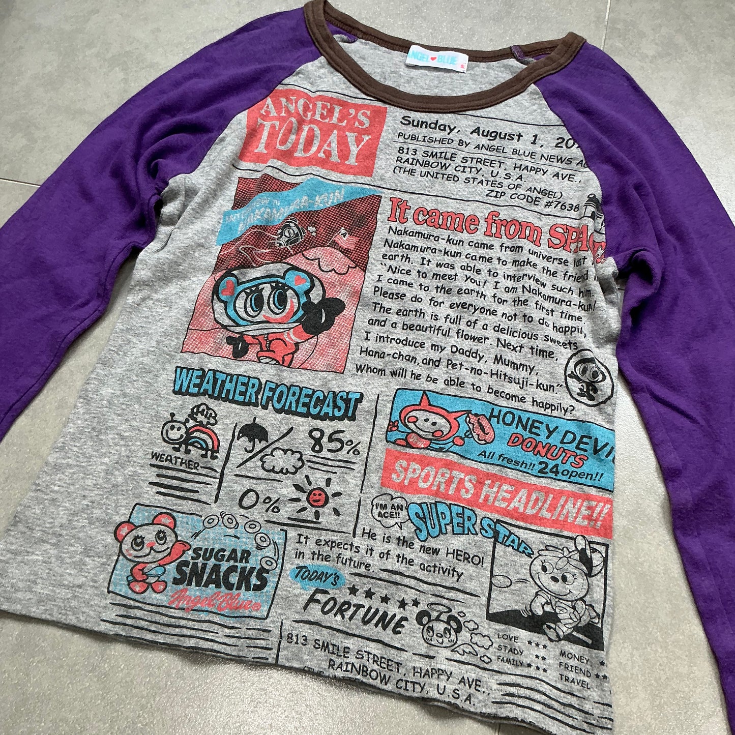 Angel Blue News Long Sleeves Top
