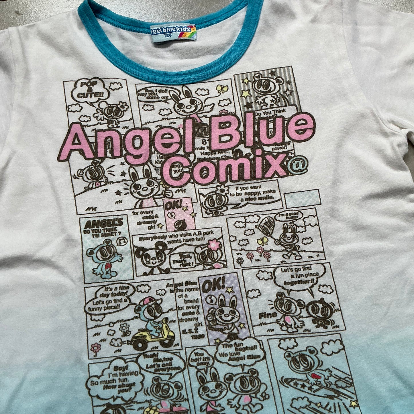 Angel Blue Comix Baby Tee