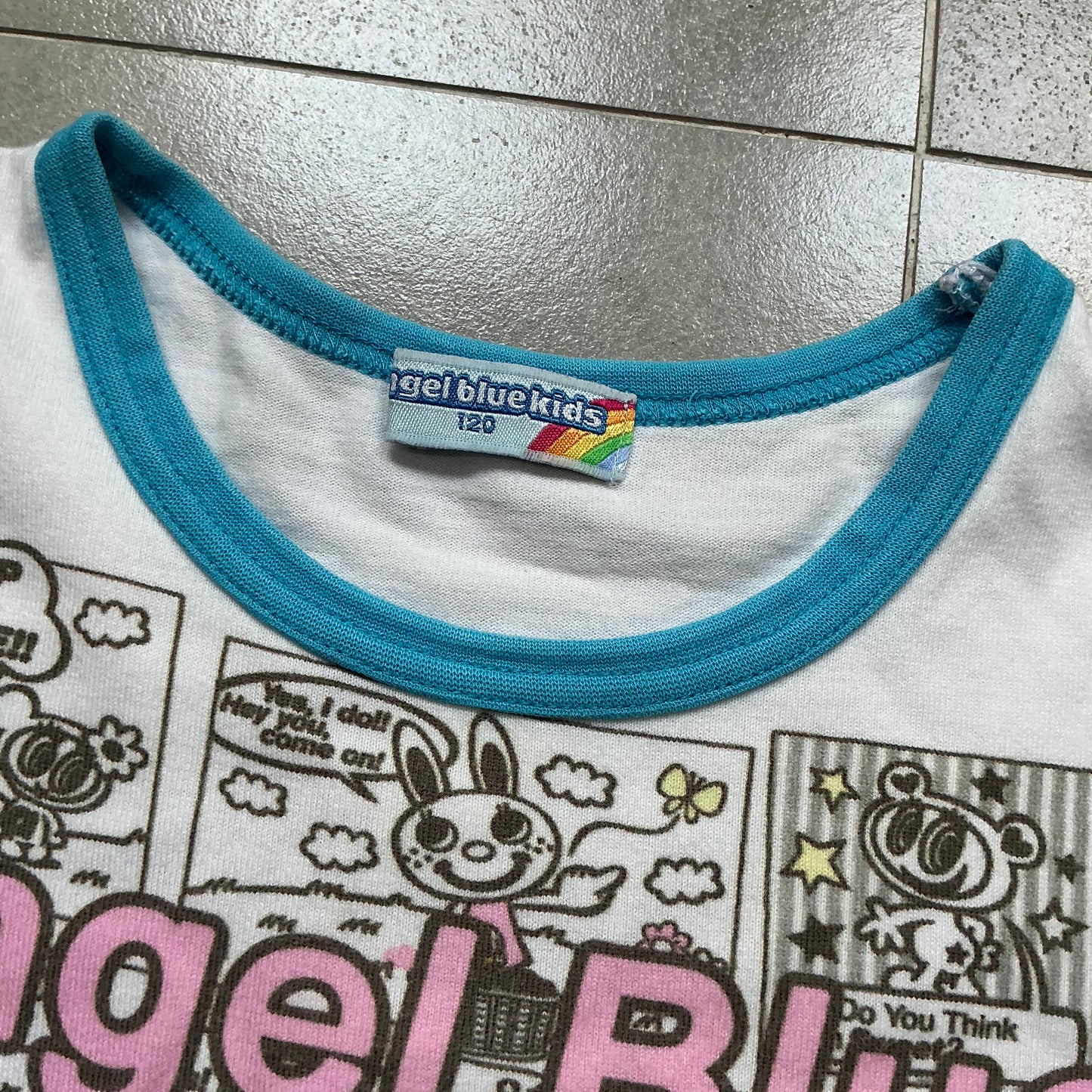 Angel Blue Comix Baby Tee