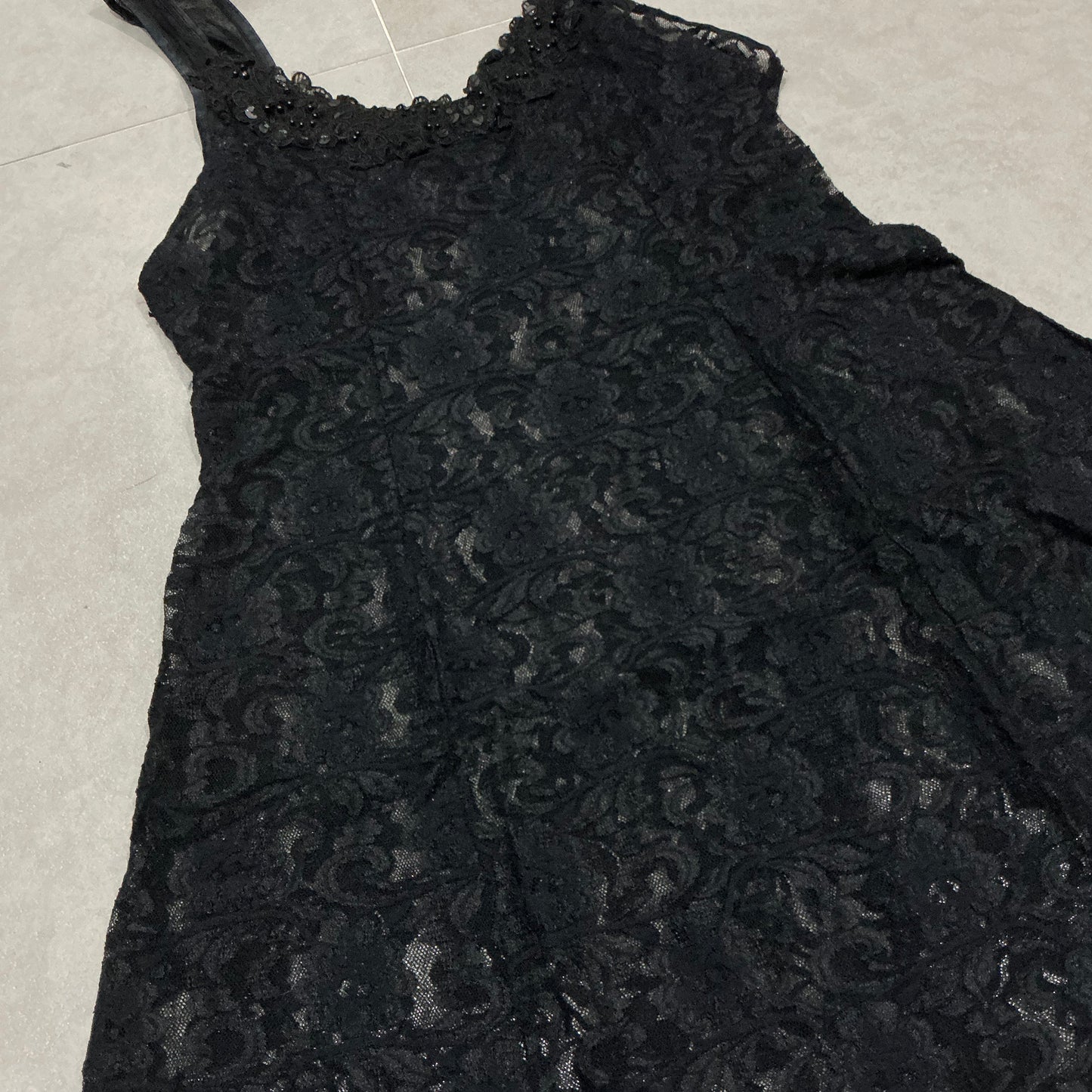 Sheer Lace Dress