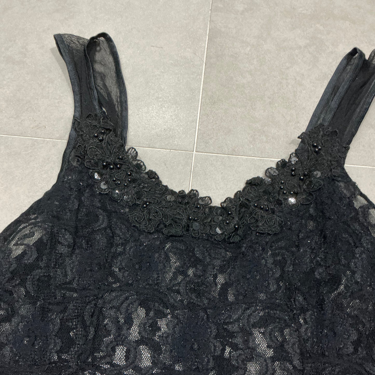 Sheer Lace Dress