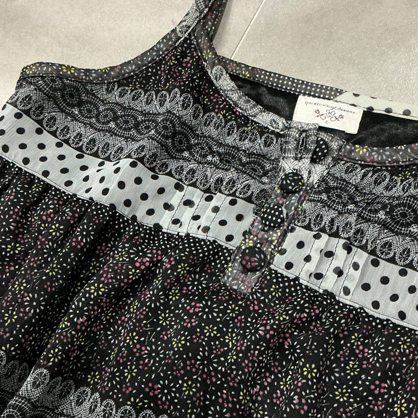 Floral Button Up Cami Dress