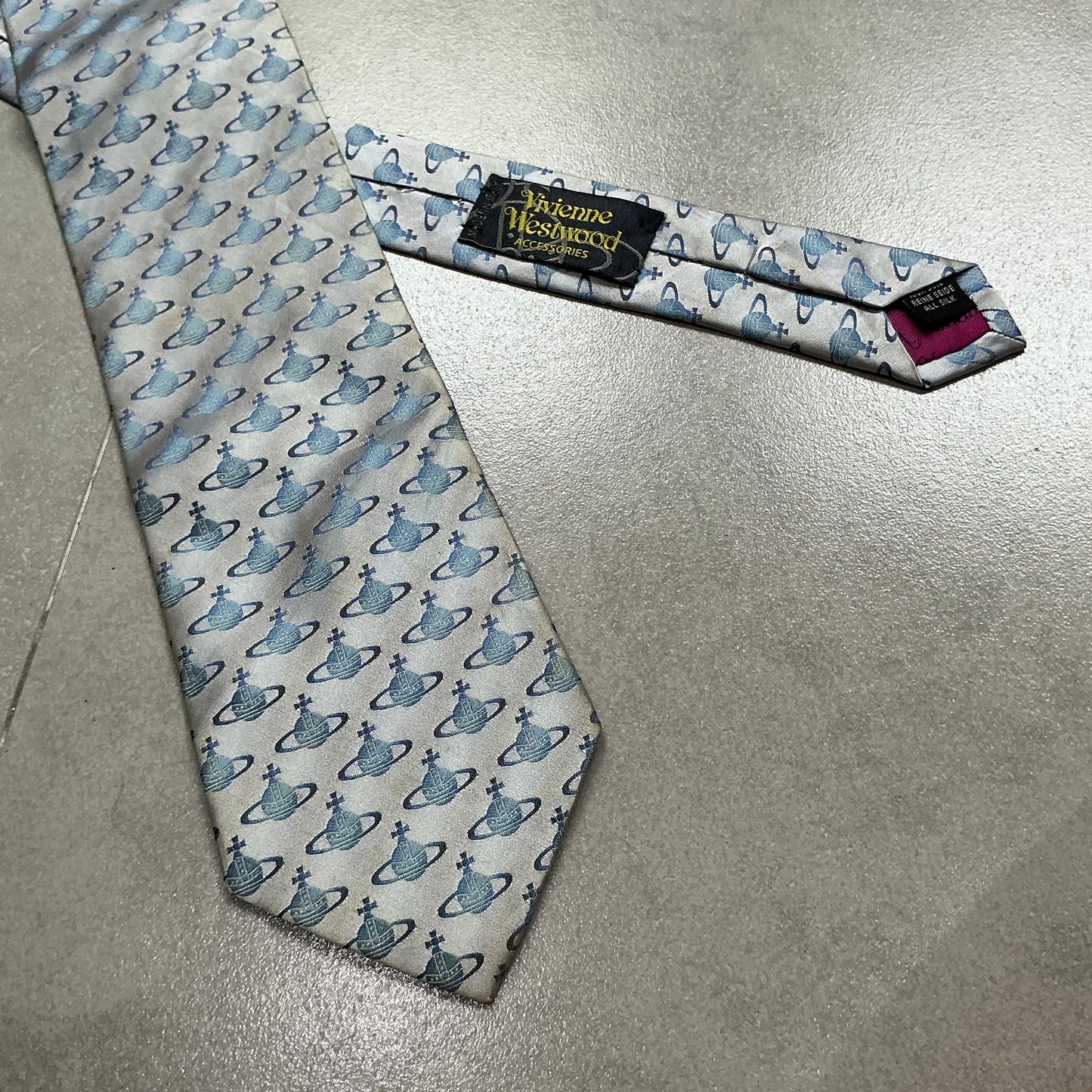 Vivienne Westwood Logo Pattern Tie