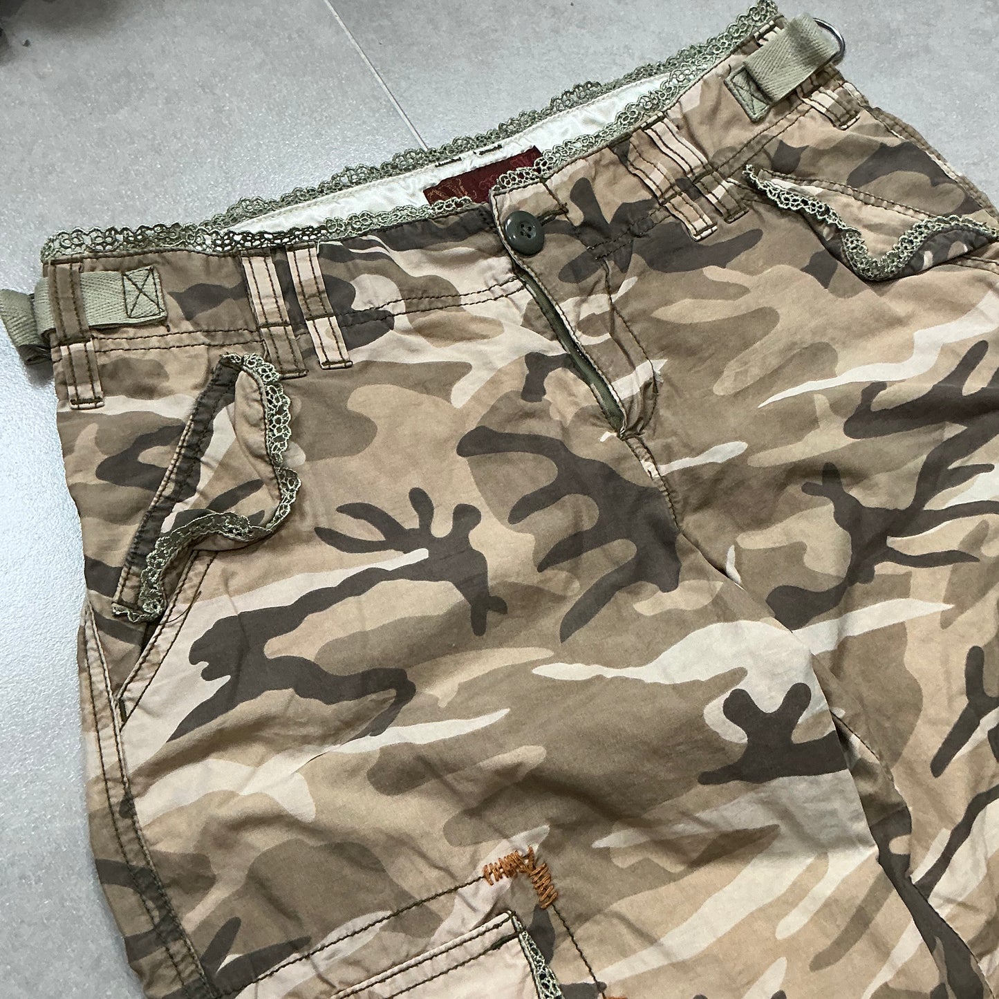 Patched Camo Pants