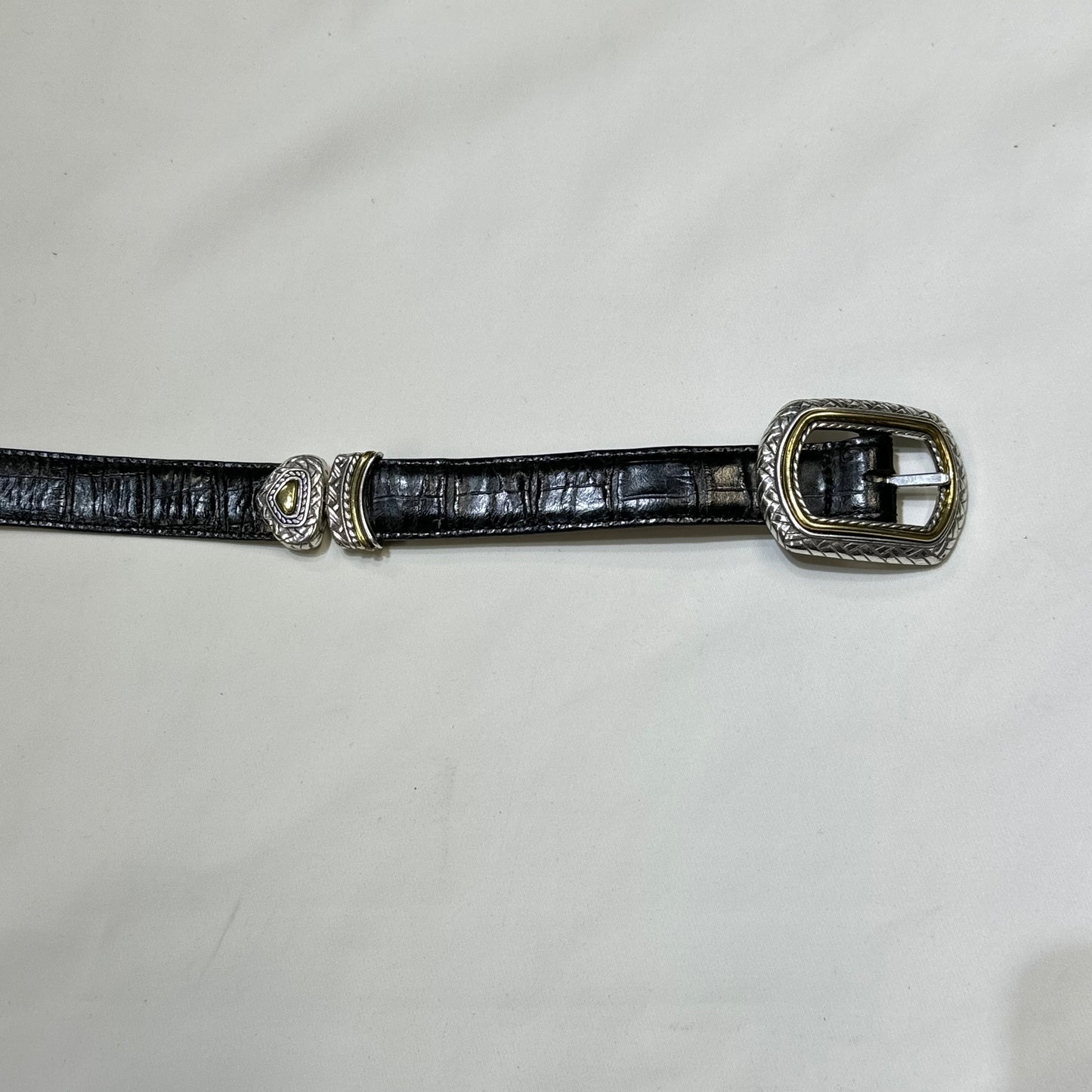 Brighton Two-Way Reversible Leather Belt in Black/Brown