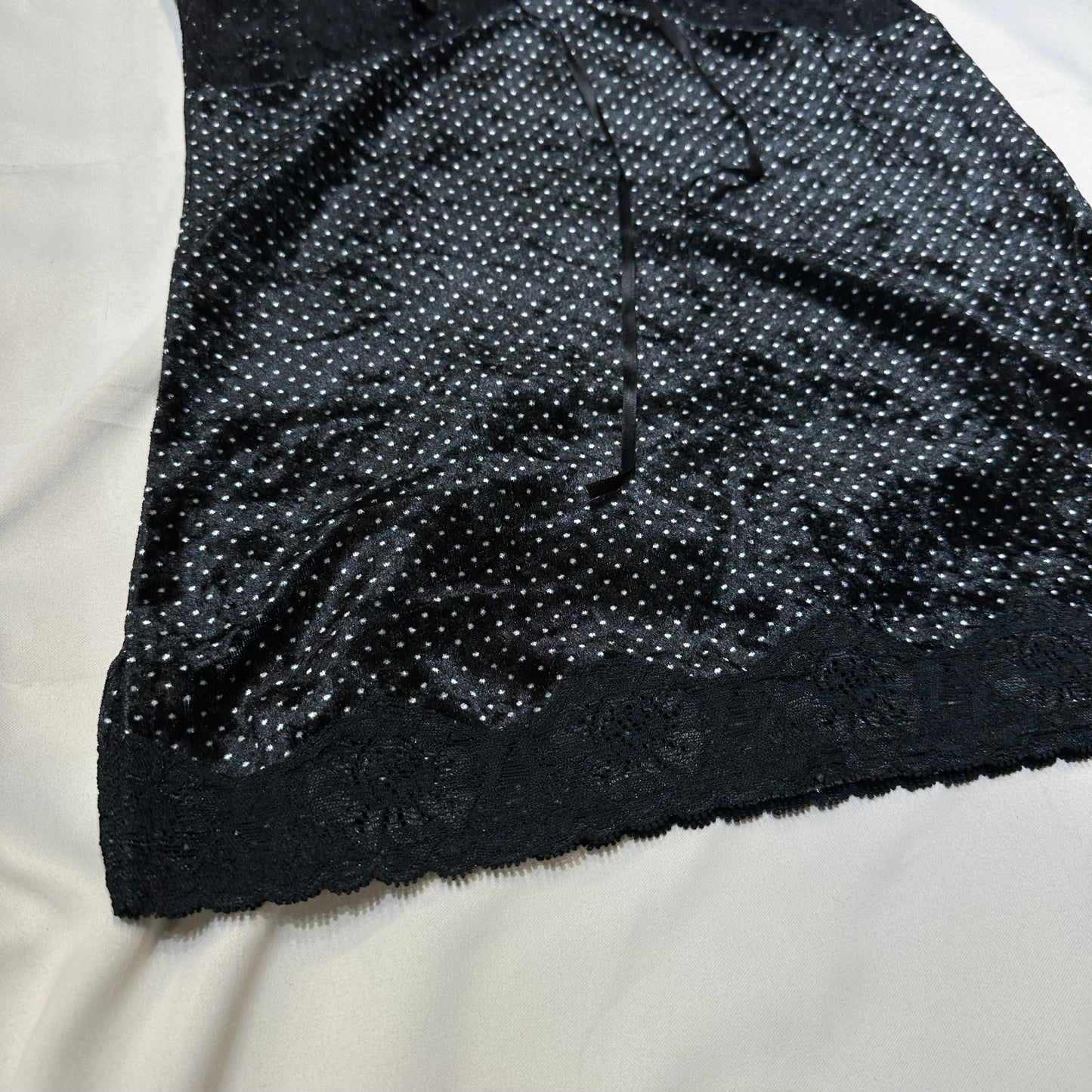 Polka Dot Velvet Camisole