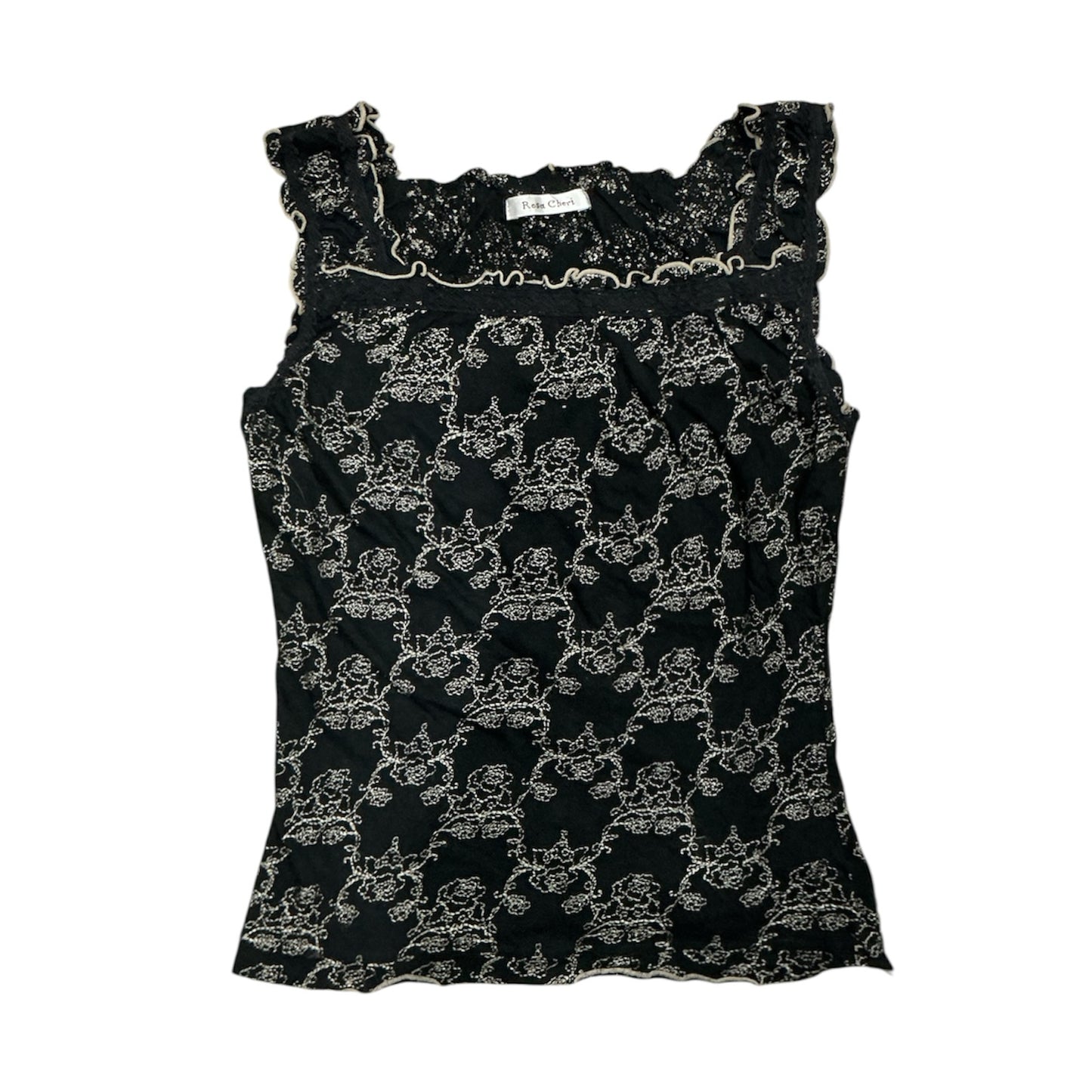 Floral Square Tank