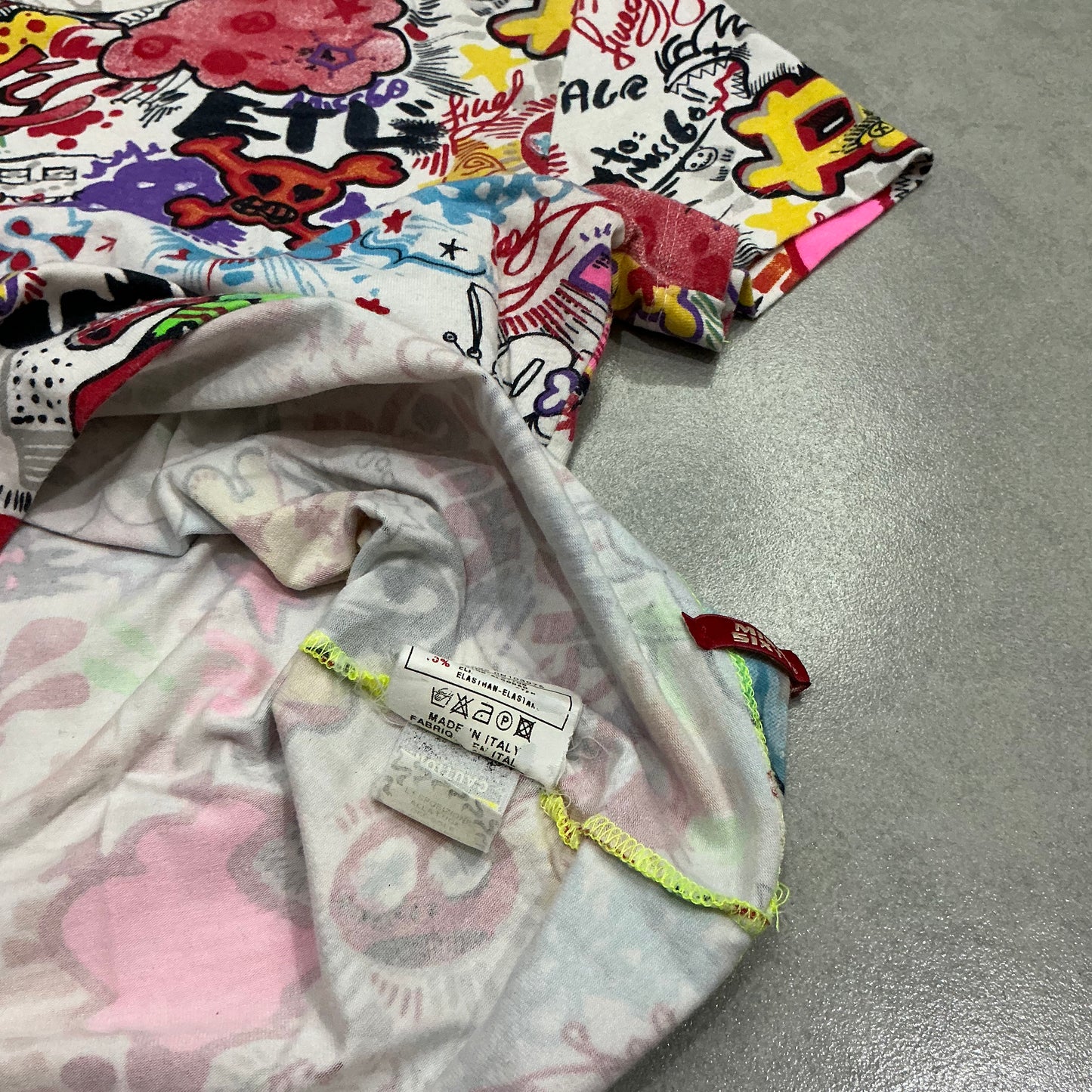 Missy Sixty Graffiti Print Top