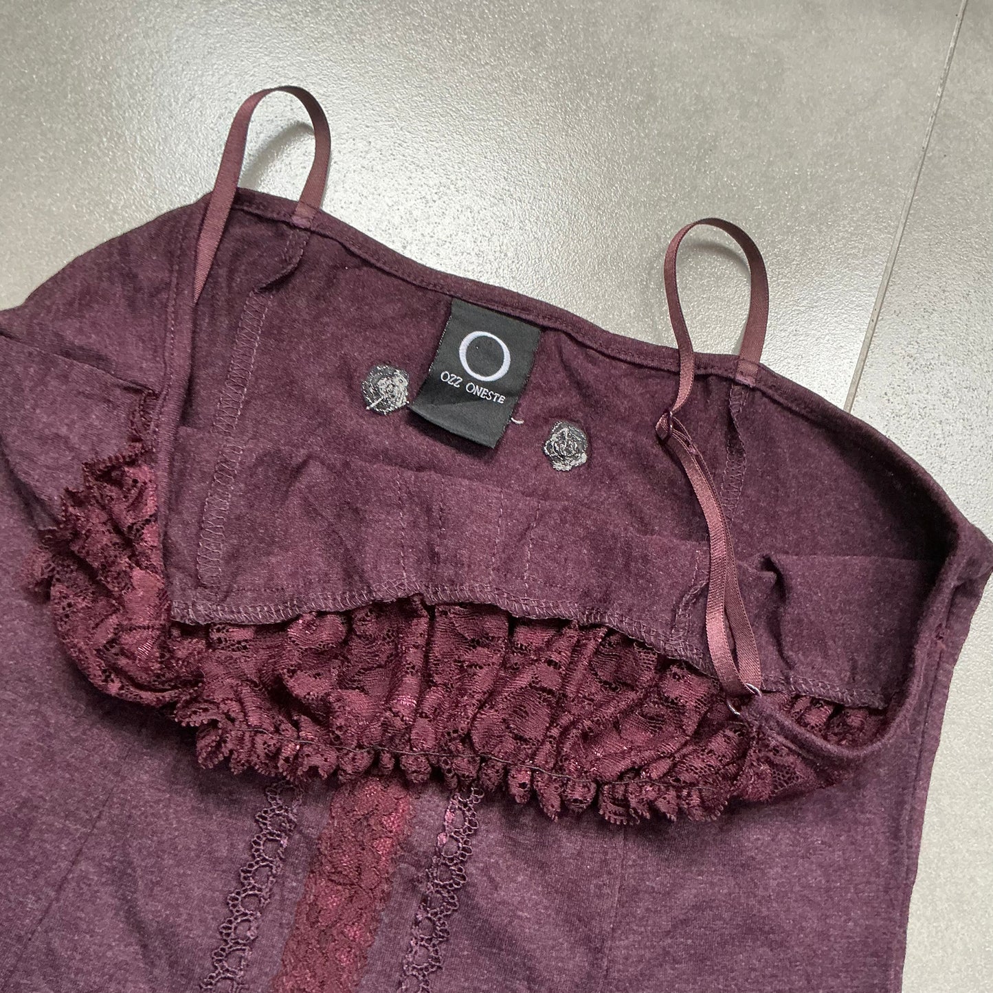 OZZ ONESTE Odds On Lace Trim Cami Dress