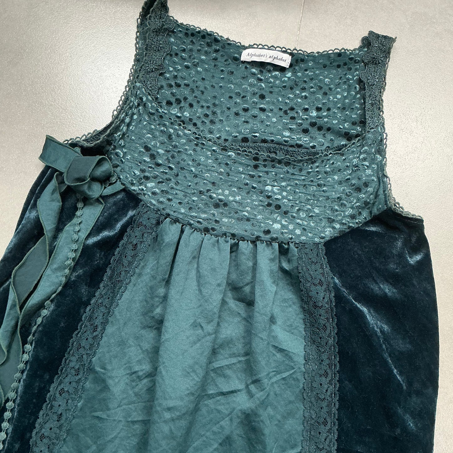 Velvet Splicing Dress