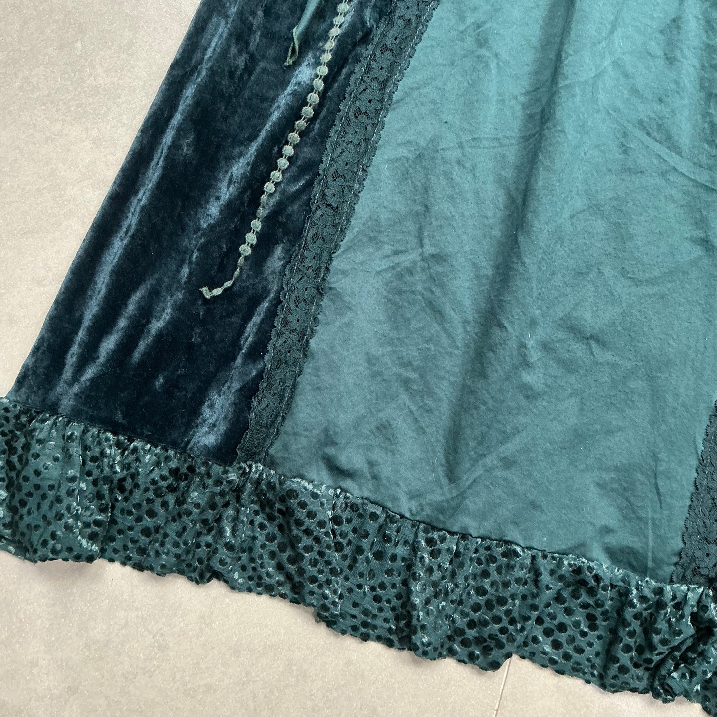 Velvet Splicing Dress