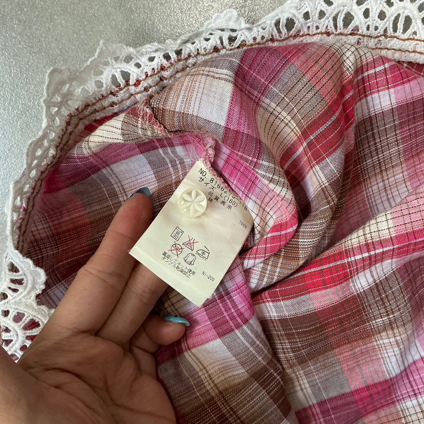 Mezzo Piano Checked Camisole