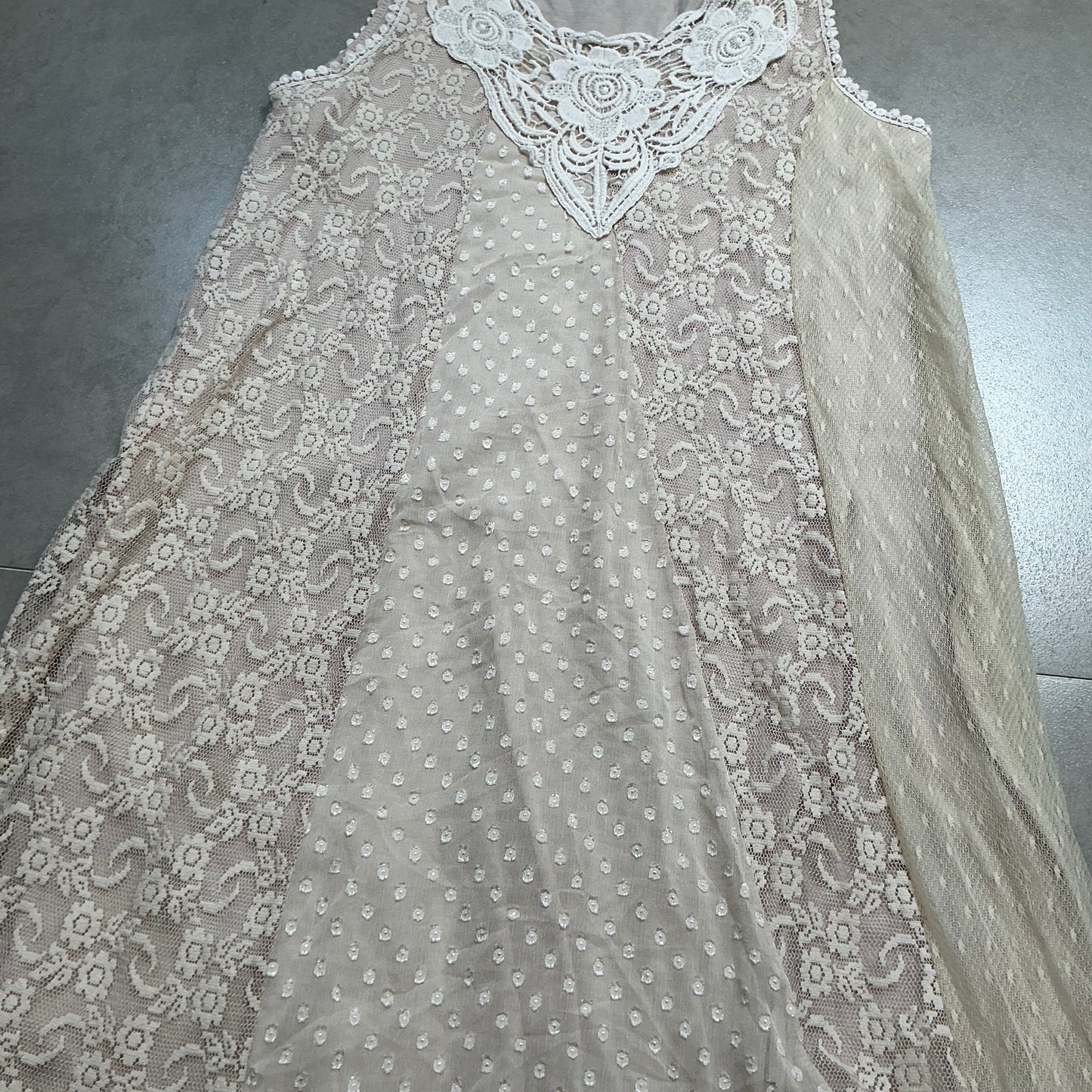 Lace Splicing Dress