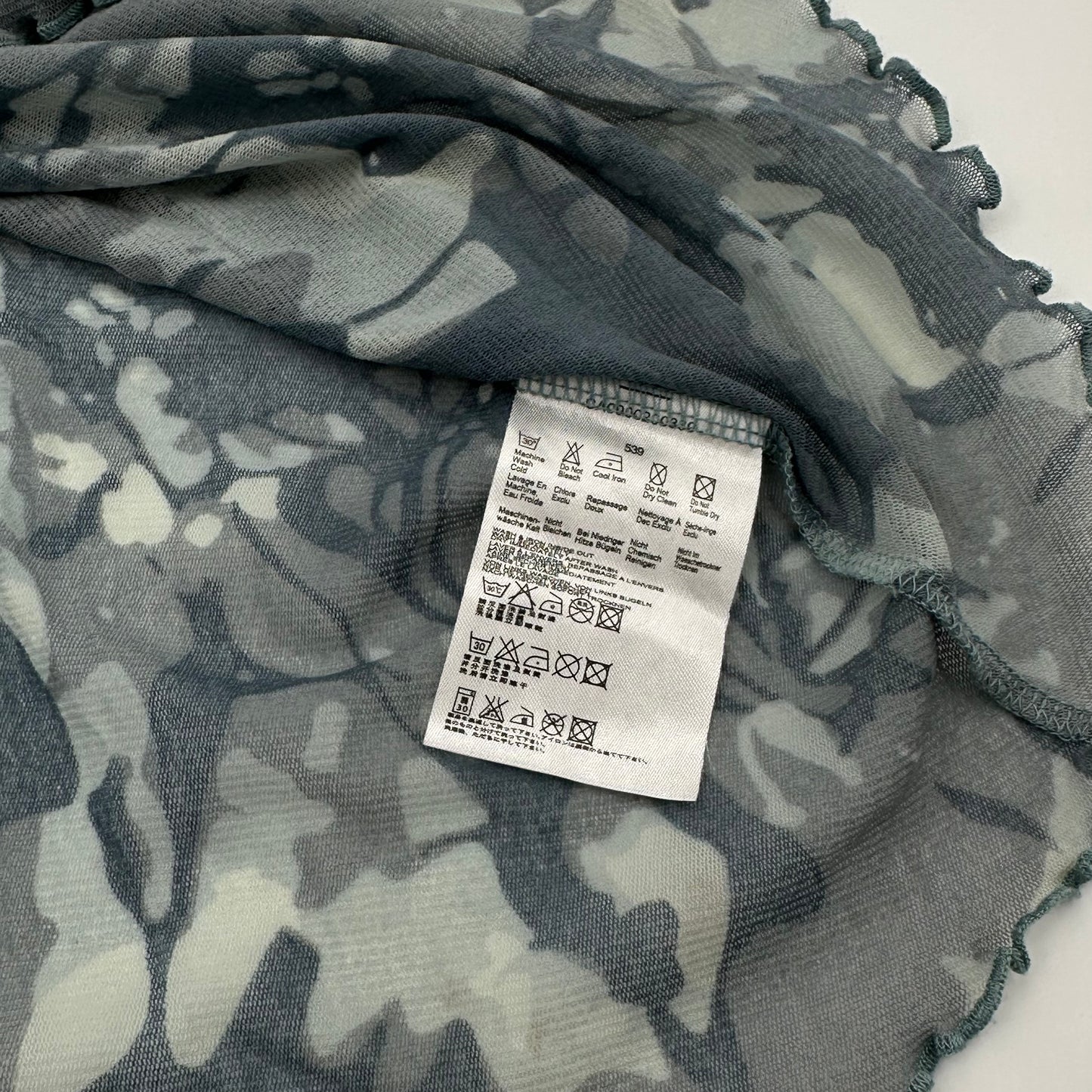 EDC Mesh Camo V-neck Flutter Sleeves Vest