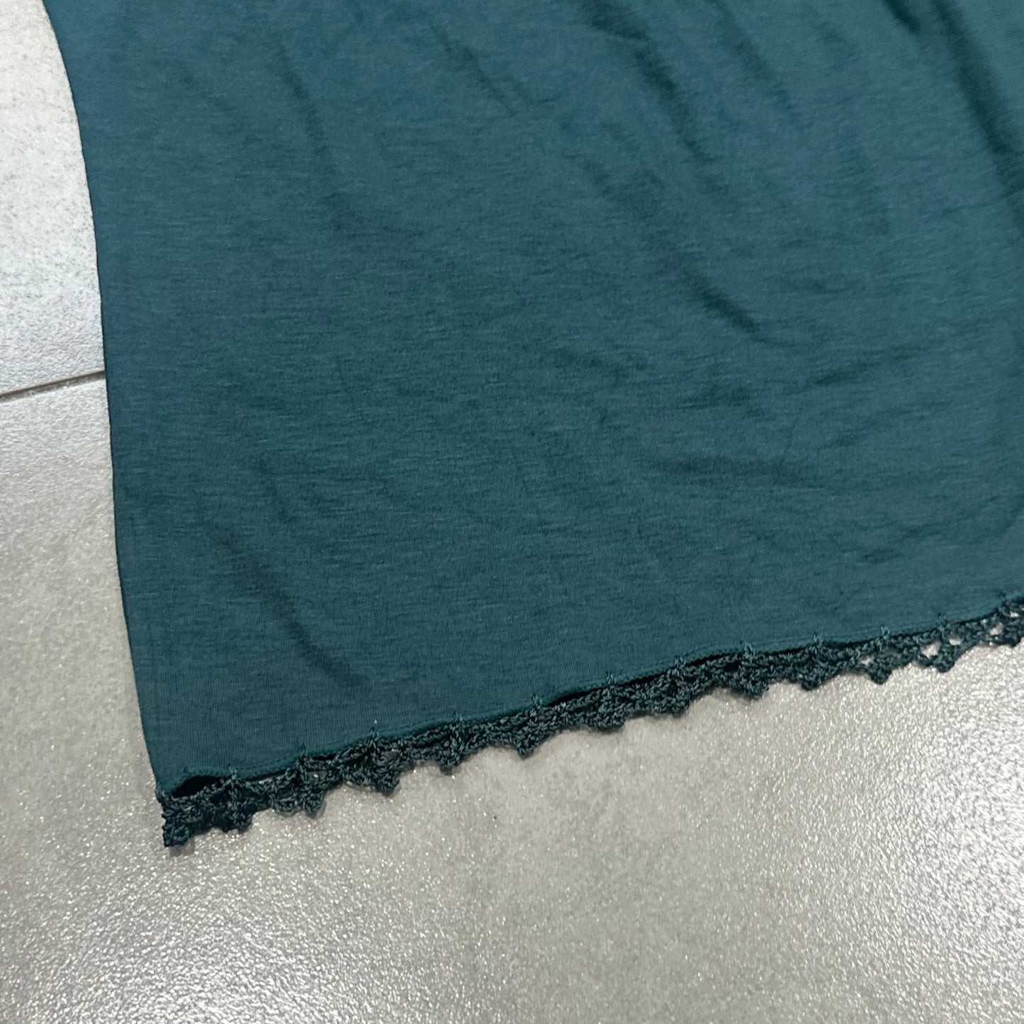 Floral Knit Trim Camisole