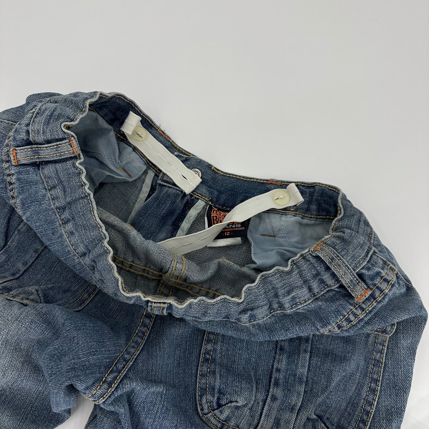 2000s Betty Boop Angel Cargo Flare Denim Jeans
