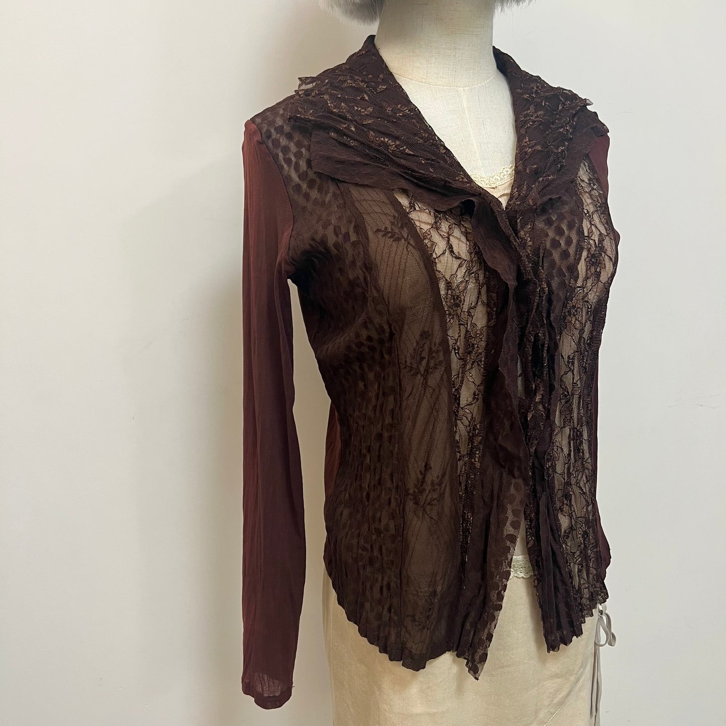 Lace Mesh Cardigan