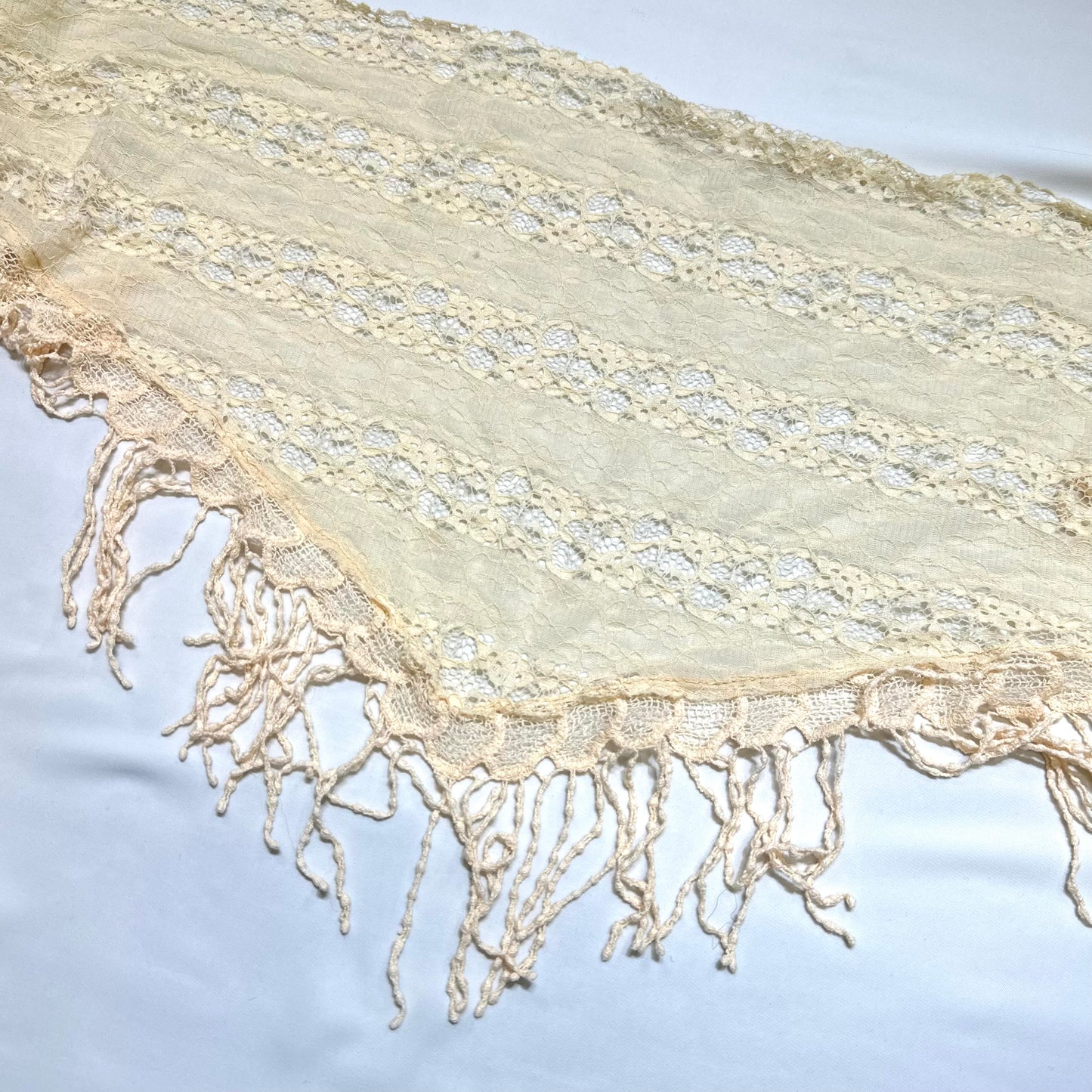 Lace Fringe Scarf