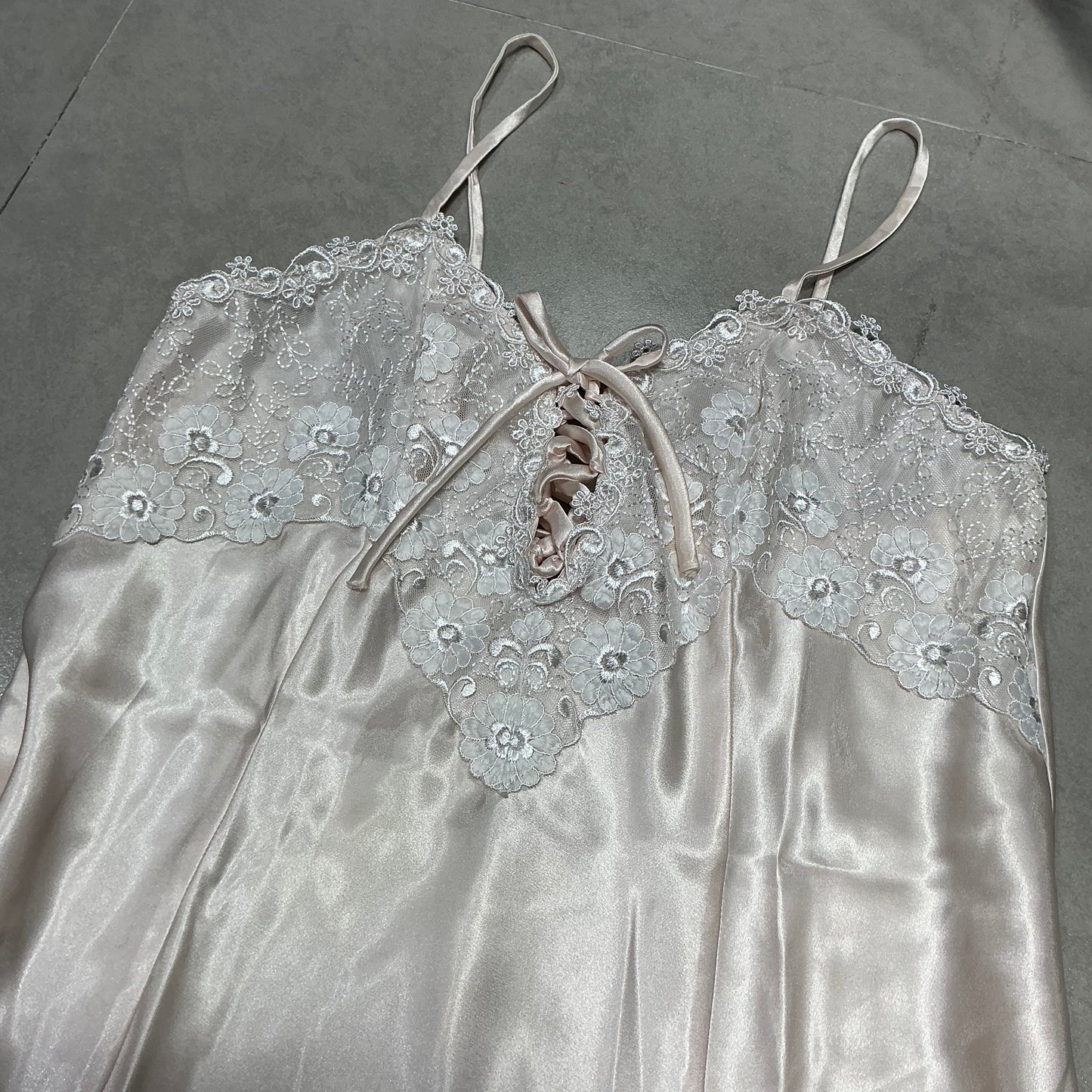 Lace Silk Dress