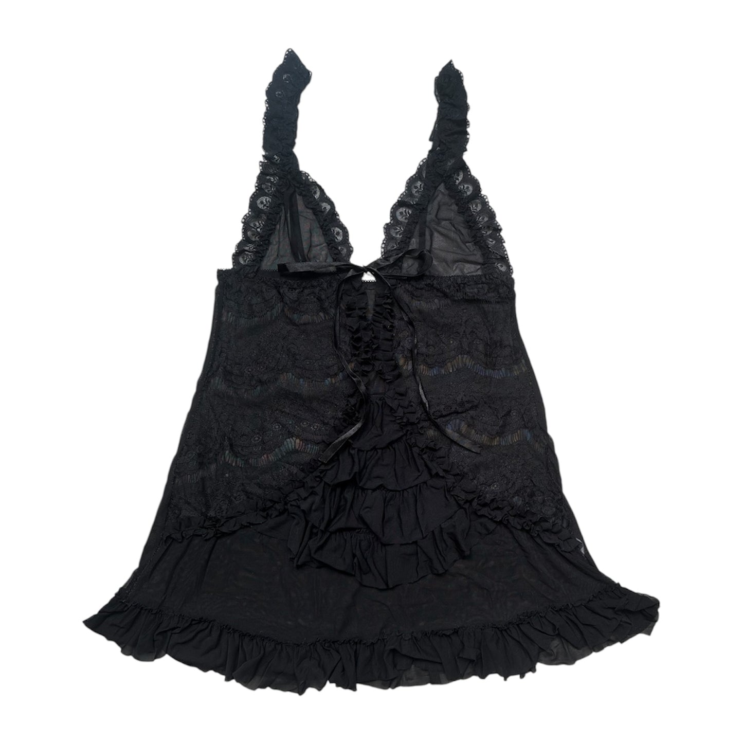 Layered Mesh Dress with Camisole