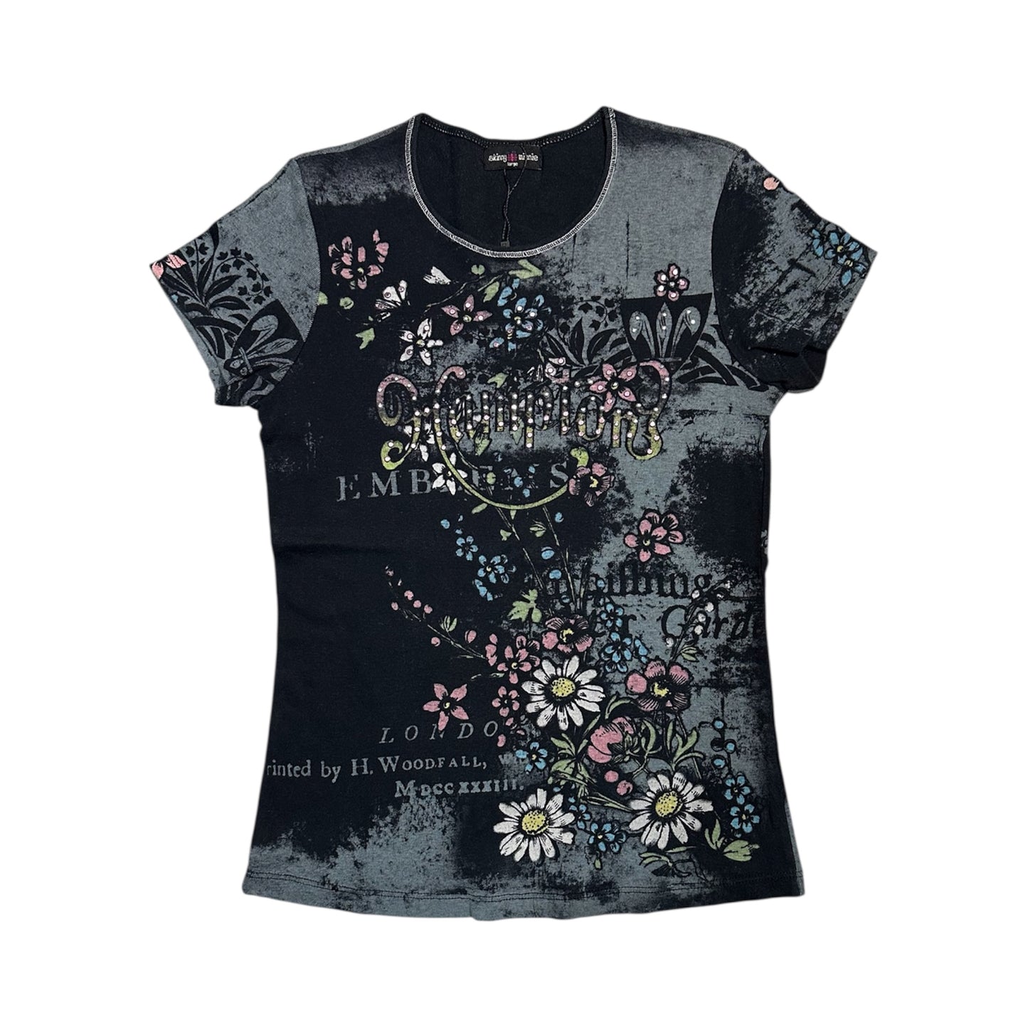 Beaded Floral Baby Top