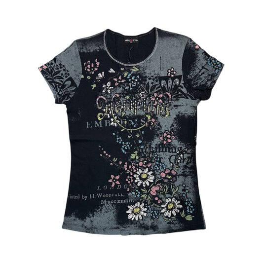 Beaded Floral Baby Top