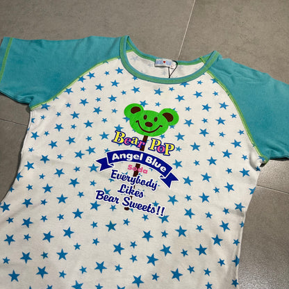 Ange Blue "Bear Pop" Baby Tee