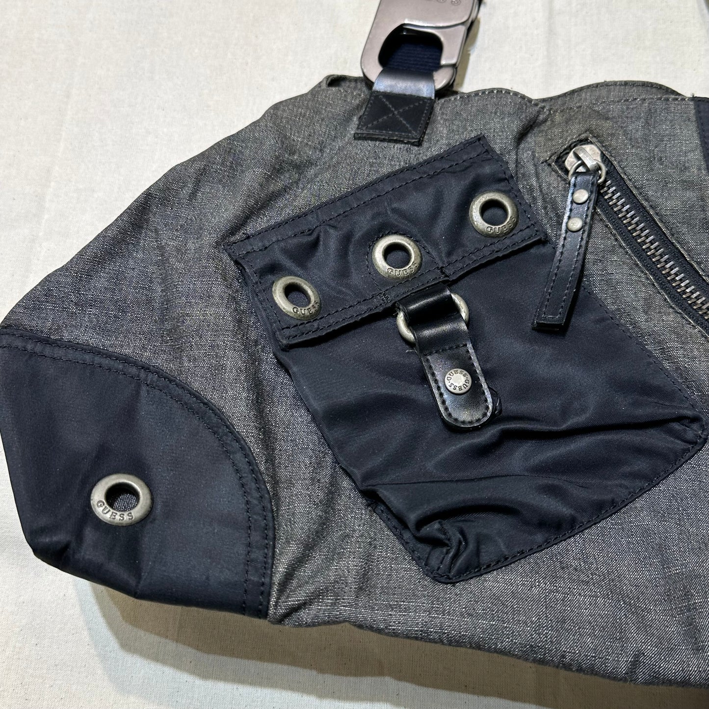 00s Guess Utility Patchwork Bag