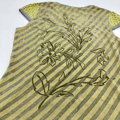 René Derhy Beaded Floral Tee