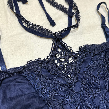 Halter Lace Trim Camisole