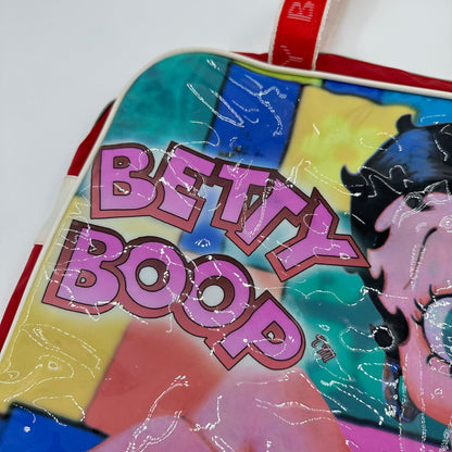 2004 Betty Boop Printed Vinyl Carryall Tote Bag