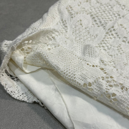 Button Up Bubble Sleeves Knit Top