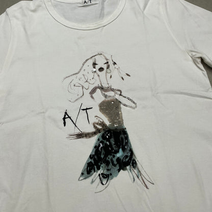 A.T by Atsuro Tayama Beaded Art Print Tee