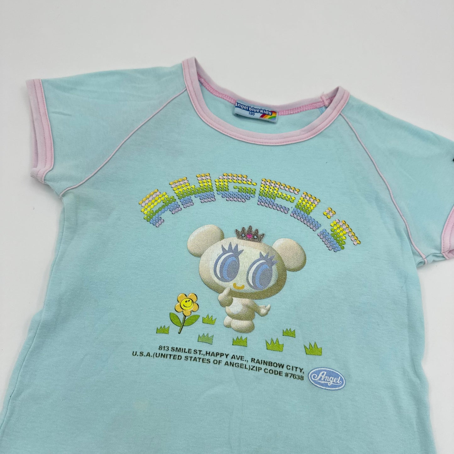 Angel Blue Baby Tee