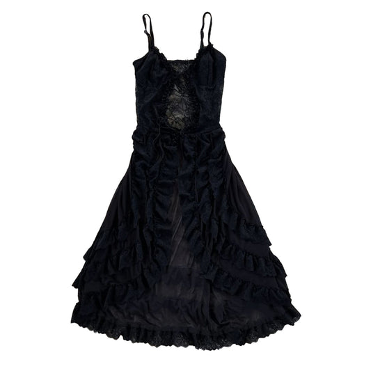 Layered Mesh Cami Dress
