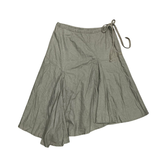 Asymmetric Drawstring Midi Skirt