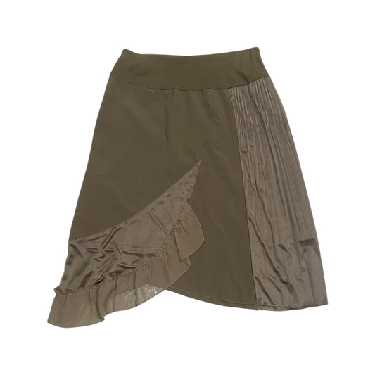 Splicing Asymmetric Midi Skirt