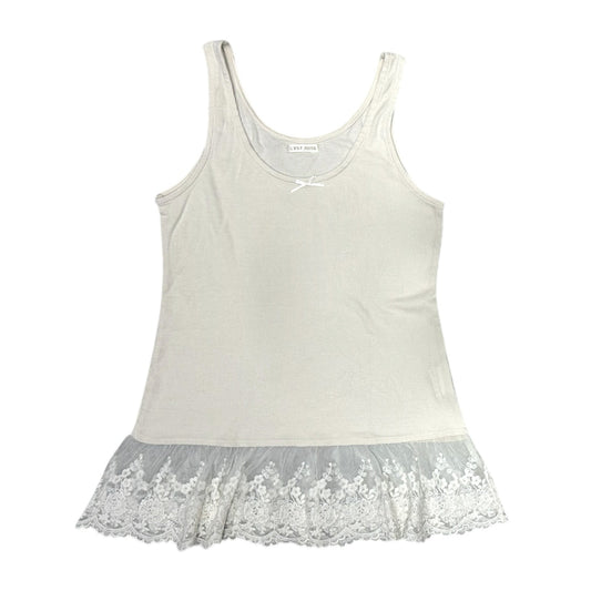 Lace Hem Tank Top