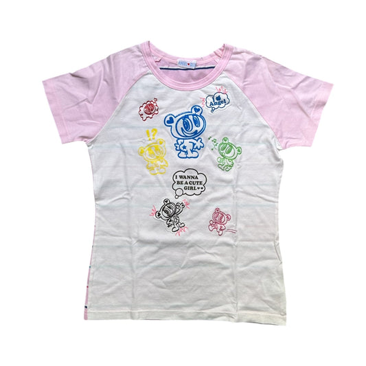 Angel Blue 'I wanna be a cute girl' Baby Tee