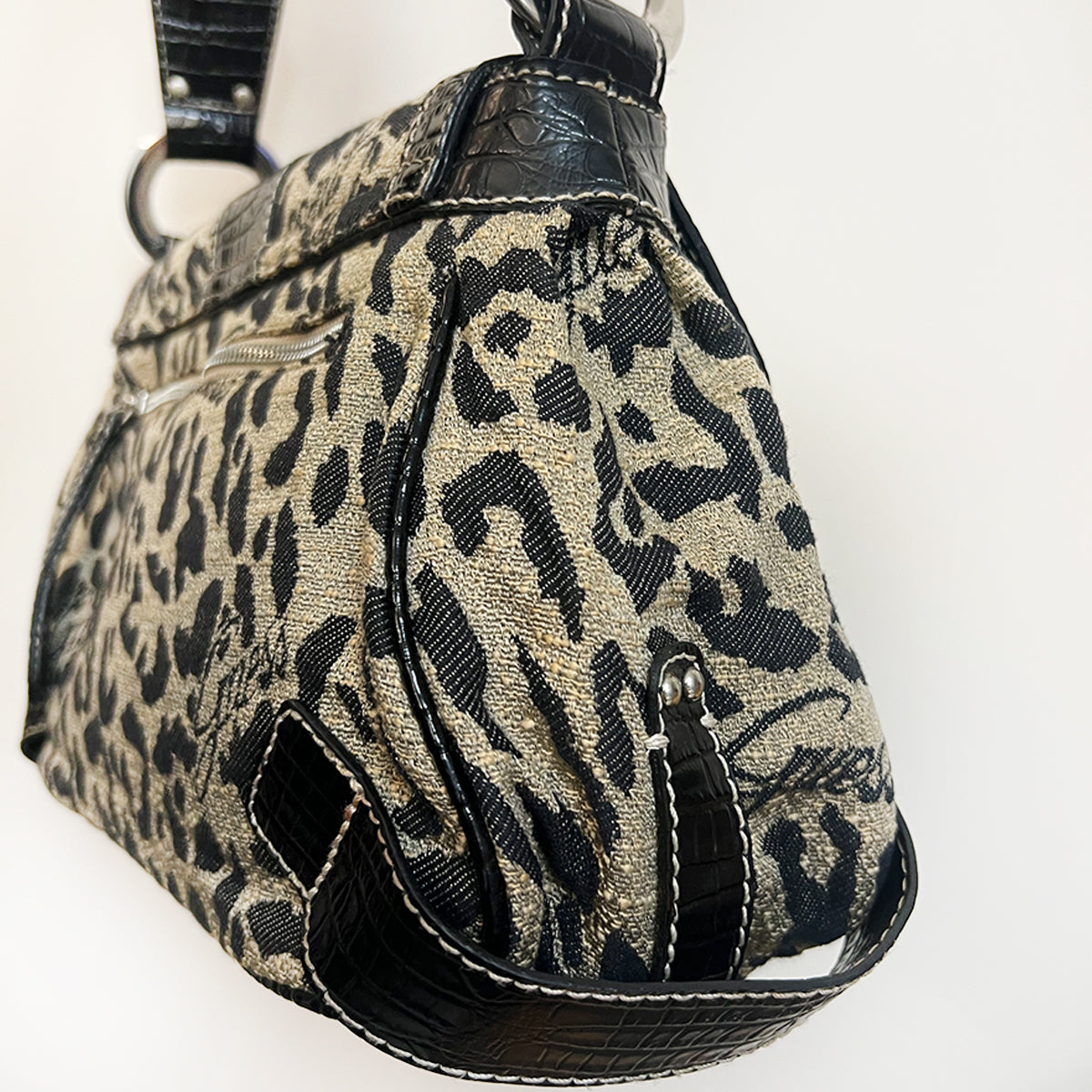 Guess Leopard Print Hand Bag