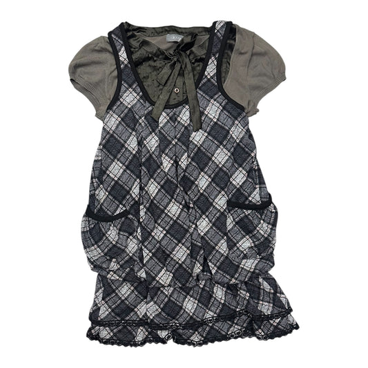 Checked Tank Dress Set