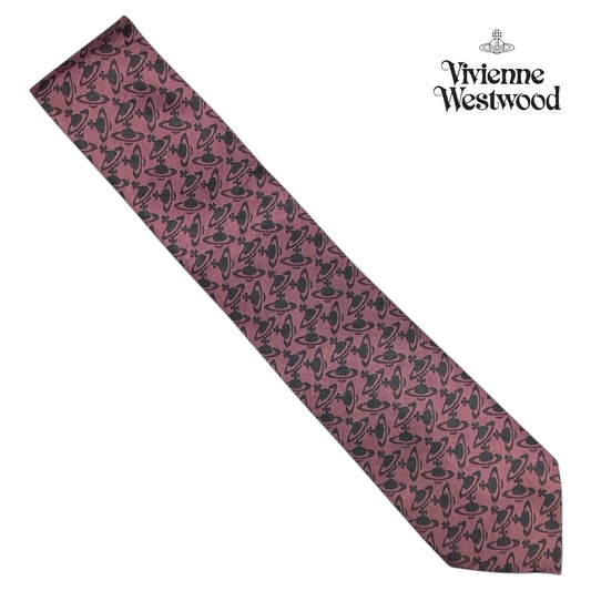 Vivienne Westwood Logo Pattern Tie