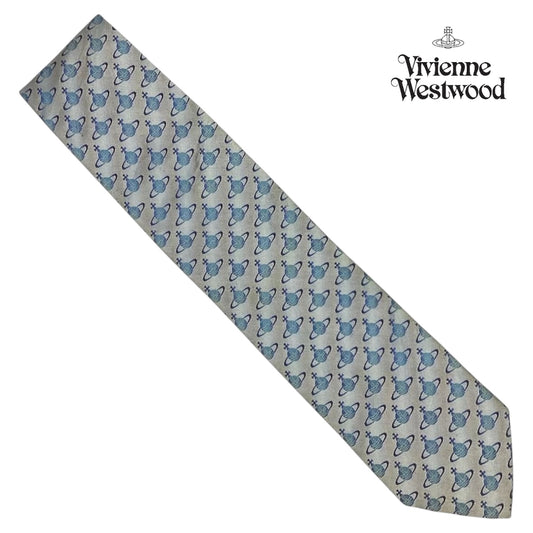 Vivienne Westwood Logo Pattern Tie