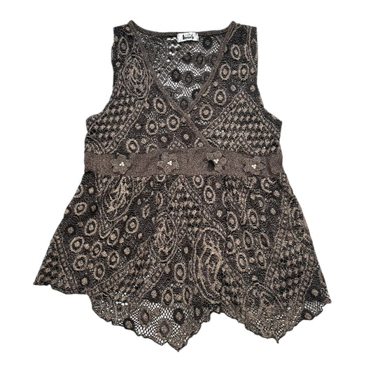 Sheer Pattern Vest