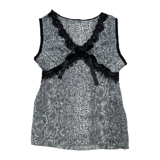 Snake Print Vest