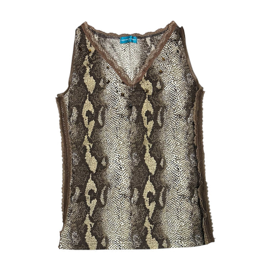 Snake Print Vest