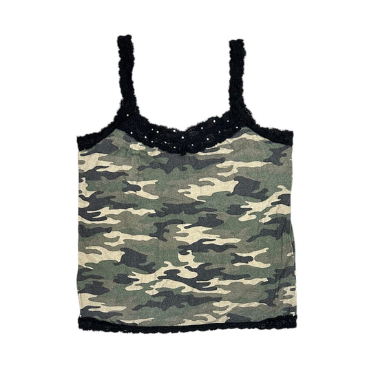 Lace Trim Camo Camisole