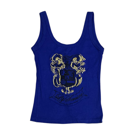 Graphic Tank with Back Botton
