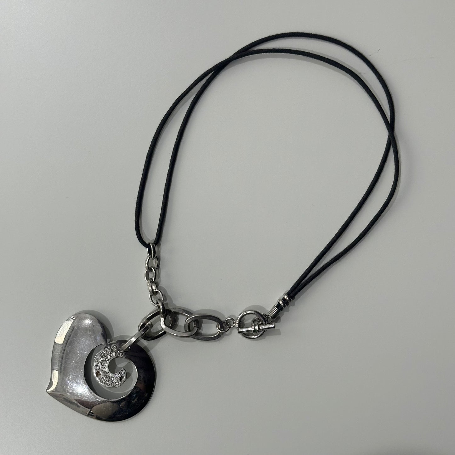 Double Heart Circuit Necklace